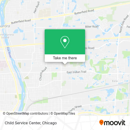 Child Service Center map