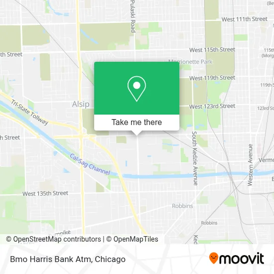 Bmo Harris Bank Atm map