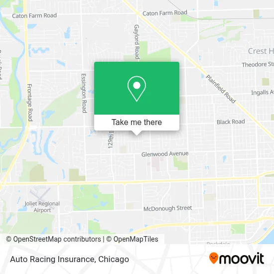 Auto Racing Insurance map