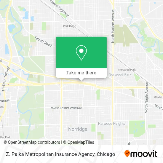 Z. Palka Metropolitan Insurance Agency map