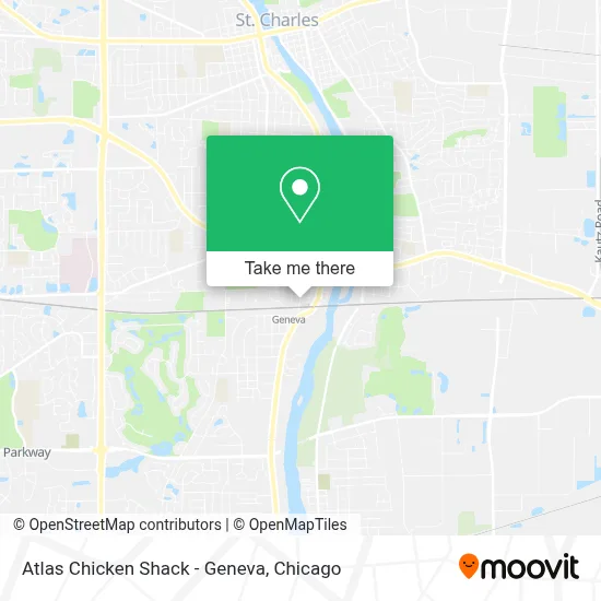 Atlas Chicken Shack - Geneva map