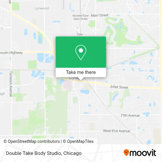 Double Take Body Studio map