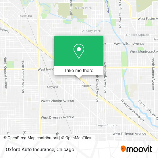Oxford Auto Insurance map