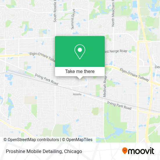 Proshine Mobile Detailing map