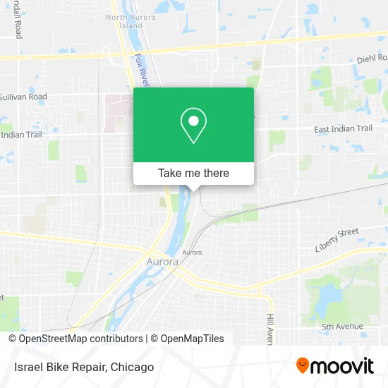Israel Bike Repair map