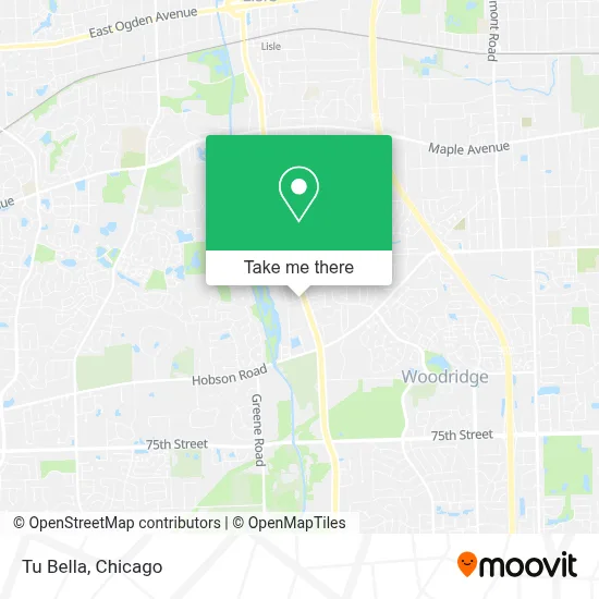 Tu Bella map
