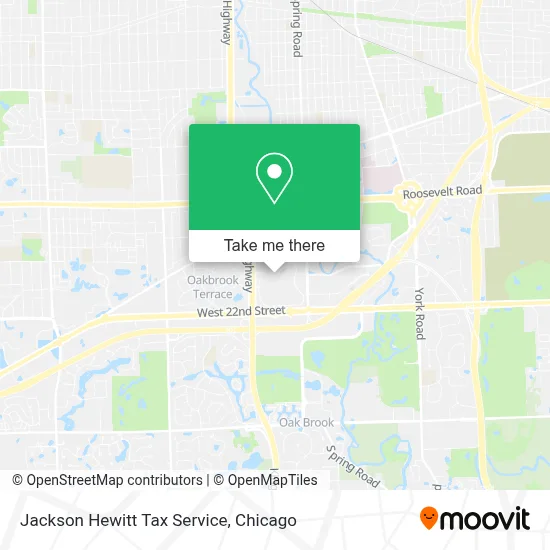 Jackson Hewitt Tax Service map