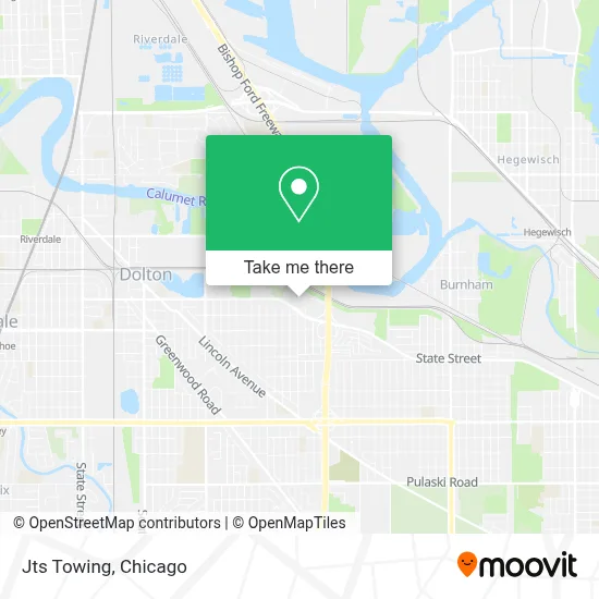 Jts Towing map