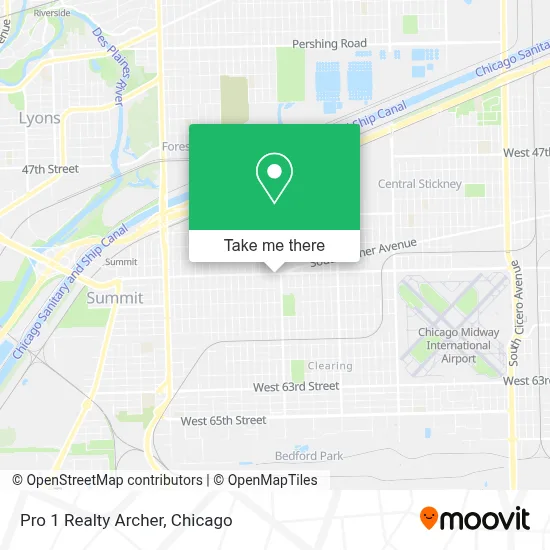 Pro 1 Realty Archer map