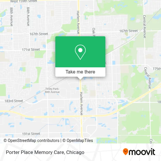 Porter Place Memory Care map
