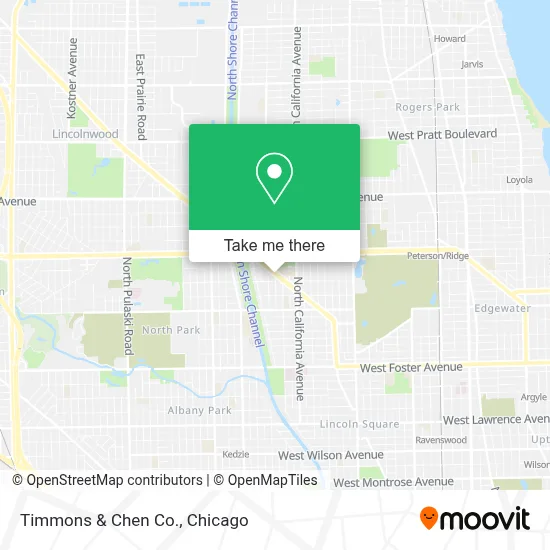 Timmons & Chen Co. map