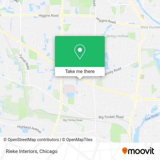 Rieke Interiors map
