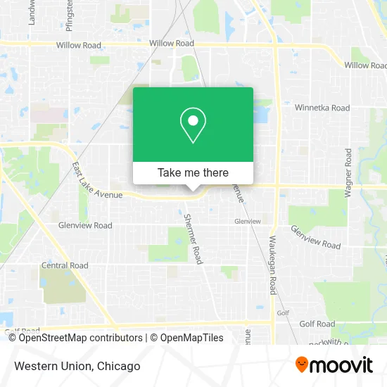 Western Union map