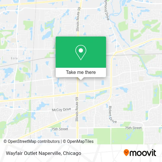 Wayfair Outlet Naperville map