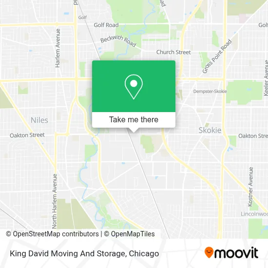 King David Moving And Storage map