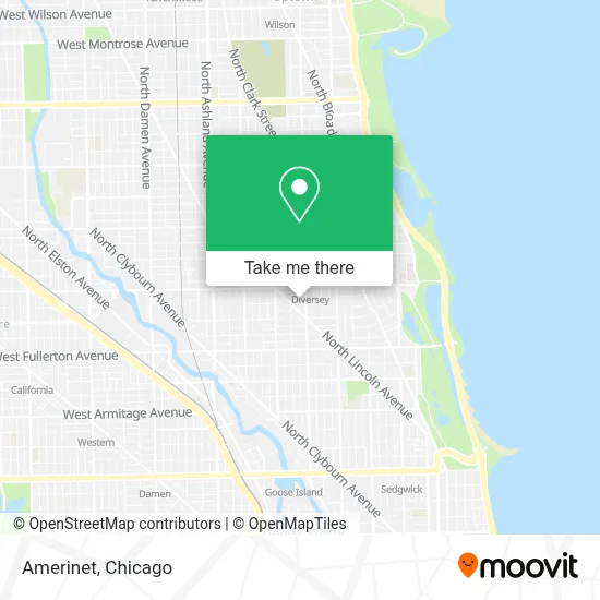 Amerinet map