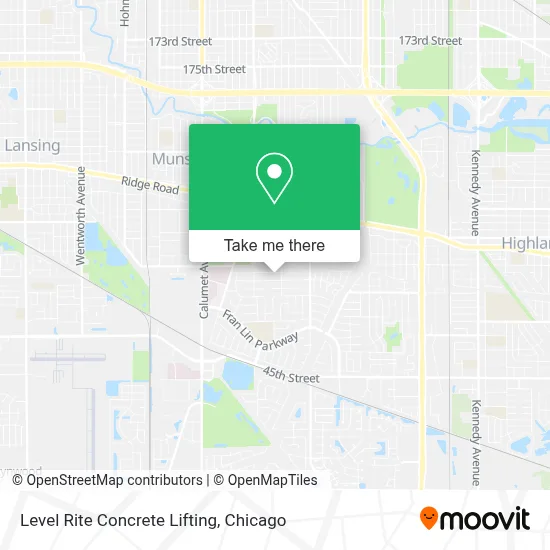 Level Rite Concrete Lifting map