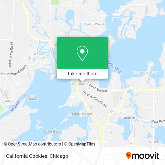 California Cookies map