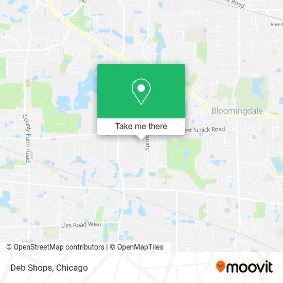 Deb Shops map