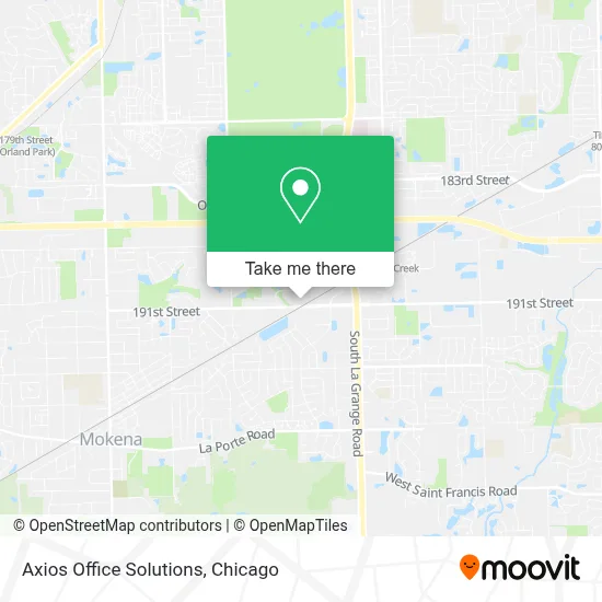 Axios Office Solutions map