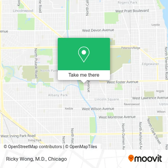 Ricky Wong, M.D. map