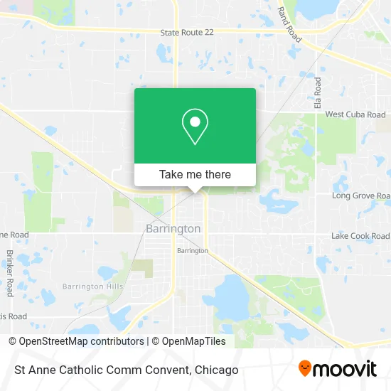 St Anne Catholic Comm Convent map