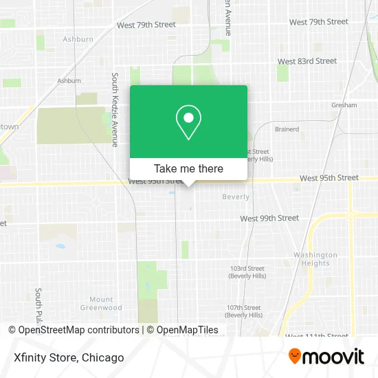 Xfinity Store map
