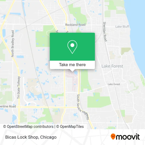 Bicas Lock Shop map