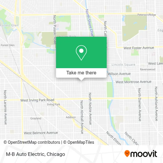 M-B Auto Electric map
