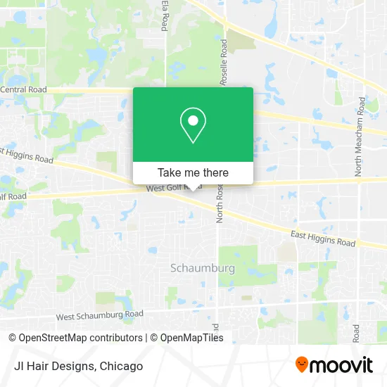 Jl Hair Designs map