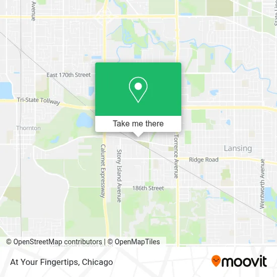 At Your Fingertips map