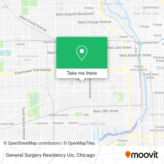 General Surgery Residency Uic map