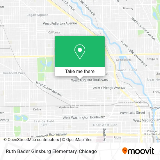 Ruth Bader Ginsburg Elementary map