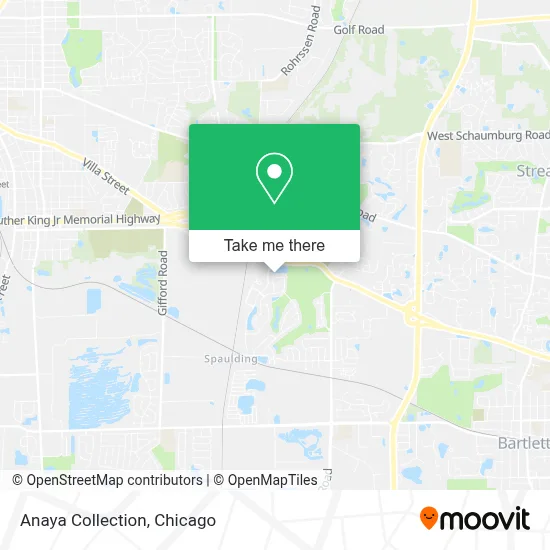 Anaya Collection map
