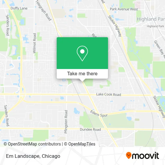 Em Landscape map