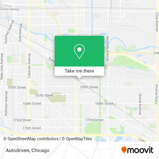 Autodriven map