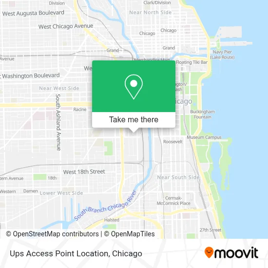 Ups Access Point Location map