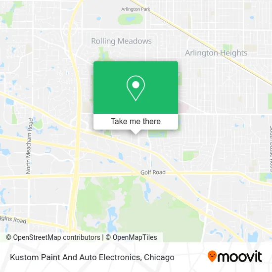 Kustom Paint And Auto Electronics map