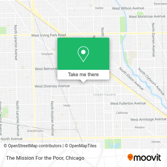 The Mission For the Poor map