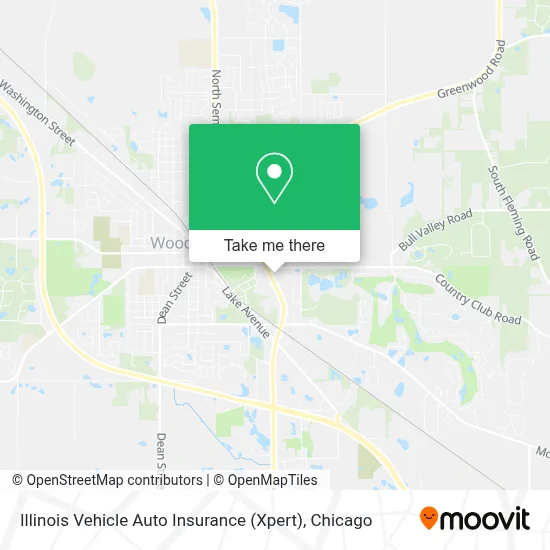 Illinois Vehicle Auto Insurance (Xpert) map