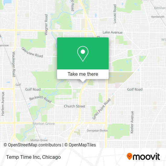 Temp Time Inc map