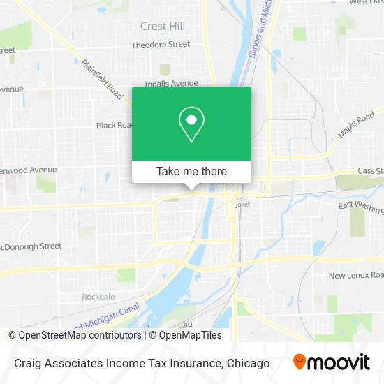 Craig Associates Income Tax Insurance map