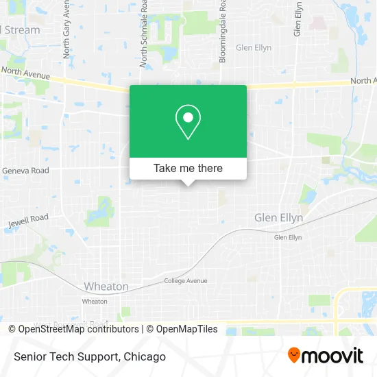 Senior Tech Support map