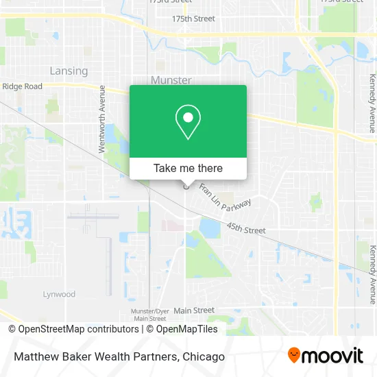 Matthew Baker Wealth Partners map