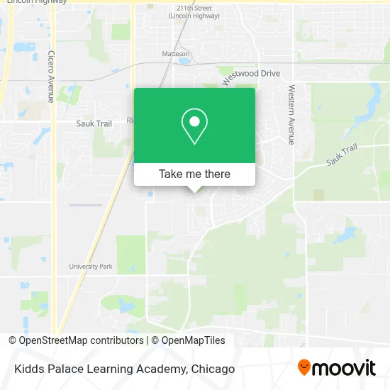 Kidds Palace Learning Academy map