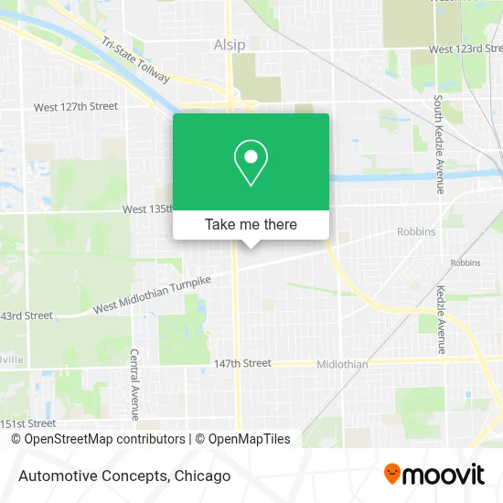 Automotive Concepts map
