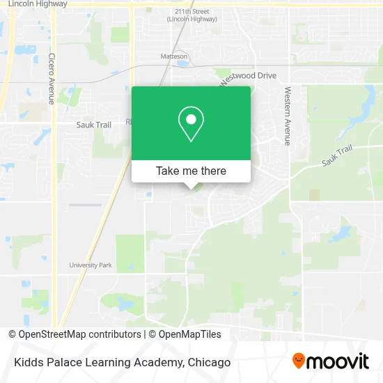 Kidds Palace Learning Academy map