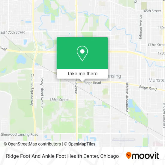 Ridge Foot And Ankle Foot Health Center map