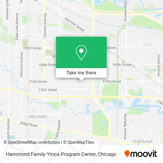 Hammond Family Ymca Program Center map
