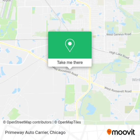 Primeway Auto Carrier map